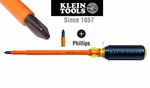 Klein Tools 6037INS Steel Insulated Screwdriver W/ 7" Shank #2 Standard Tip. Fixed Price $17.95.