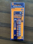 Toolmak Ratchet Bits & Socket Set 19PCS TMK19778. Fixed Price $13.95.