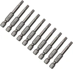 Xmhf 10 Piece 50MM Long 1/4 Inch Hex Shank T20 Torx Head Magnetic Screw. Fixed Price $14.56.