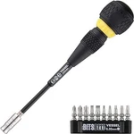 Vessel Ball Grip Ratchet Screwdriver W/ 10 Pc Bit Set (2200MBH120K01). Fixed Price $86.00.