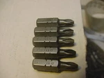 5X Zephyr Acr Phillips Insert Bit 1" 1/4" Hex Shank Removal D1327XXR Usa Made. Fixed Price $9.99.