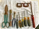 12 Vtg Klein Craftsman Great Neck Rosco Nut Screw Driver Pliers Poly Punch Tool. Fixed Price $44.62.