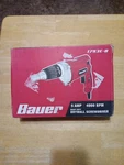 Bauer 1793E-B 5 Amp 4000 Rpm Variable Speed Drywall Gun Adj. Nose & Reverse. Fixed Price $76.00.