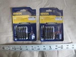 (2) New 5 Pc Irwin Impact Power Bit Set 1903764 Torx Square Phillips Slotted. Fixed Price $22.90.