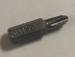 (50EA) Apex 446-2 Hex Shank Insert Bit #2 W/ Limited Clearance , 1/4" 1". Fixed Price $59.99.