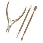 Professional Manicure Tools Set, 3-PIECE Nail Care Kit, Rose Gold. Fixed Price $26.73.