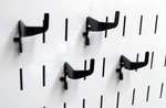 Wall Control Medium 90 Degree Slotted Hook Pack - Metal Black. Fixed Price $11.75.