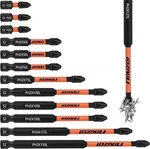 12-PIECE Phillips Bits #2 Impact Magnetic, S2 Steel, 1-6 Inch (12PCS), Black. Fixed Price $11.35.