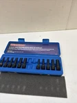 Westward 4PRG1 11-PIECE Impact Bit Socket Set, 3/8 In Drive, Sae/metric, Hex. Fixed Price $49.99.