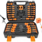 Amartisan 86-PIECE Magnetic Screwdrivers Set Case Includs Slotted Tools For Men. Fixed Price $53.60.