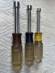 Vintage =craftsman= 3-PIECE Nut Driver Set -h- 5/16", 3/8", 7/16"MADE U.s.a.. Fixed Price $17.50.