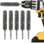 5PCS Drill Wire Brush Set Hex Shank Steel Cleaning Tool Kit - New. Fixed Price $13.33.