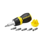 Stanley Multi-bit Stubby Ratcheting Screwdriver, Comes With 6. Fixed Price $19.00.