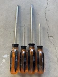 Vtg Allied Screwdriver Lot Of 4 Phillips And Flathead Free Shipping Nice Cond.. Fixed Price $29.95.