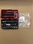 Facom R2NANO 1/4" 38 Piece Pro Ultra Compact Socket & Screwdriver Bit Set. Fixed Price $154.62.