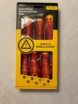 Fluke - IKSC7 Insulated Screwdriver Set / 1000 5067345 Germany New. Fixed Price $193.70.