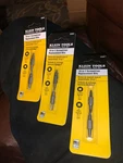Packs Of Klein Tools 32484 10 Screwdriver Bits 2PER #1 & #2 Square. Fixed Price $14.75.