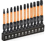 12PCS Square Drive Bits Set S2 Alloy Steel Robertson Magnetic Hex Shank #0-#4. Fixed Price $17.99.