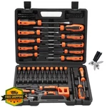 Sinoer 70PC Magnetic Screwdriver Set Precision Tool Kit Case Repair Diy. Fixed Price $44.99.