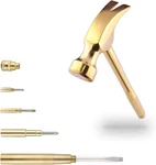 Multifunction Hammer 6 In 1 With Slotted/flat Head Phillips Screwdriver Gold. Fixed Price $22.85.