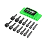 Grip 14PC Sae Metric Nut Drivers Set Belt Clip Steel Bits 69080. Fixed Price $9.27.