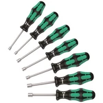 Wera 395 HOLO/7 Kraftform Plus Hollow Shaft Nut Driver Set Sae 05345230001. Fixed Price $53.98.