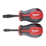 Milwaukee Tri-lobe Screwdriver Stubby Set (2PC) 4932471810. Fixed Price $5.69.