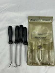 Snap-on ASA204O Black Usa Made 4PC Pick Set Please Read. Fixed Price $59.92.