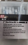 Pack Of 10 Grip Rite 2" Star Drive Bit T-20 LPSTBT220P. Fixed Price $6.80.
