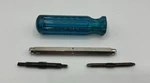 Vtg Vaco 4-IN-1 Screwdriver 70316 Flip Blade Clutch & Robinson (square) Tips. Fixed Price $14.99.