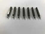Hanson 93205 #2 Square Recess Power Bits, Lot Of 7 Pieces. Fixed Price $5.95.