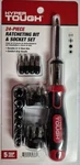 Hyper Tough 24 Piece Ratcheting Screwdriver & Socket Set. Fixed Price $7.79.