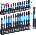 Toolant Impact Torx Bit 27PCS (TT7-TT40), S2 Steel Security Set, Ta. Fixed Price $19.99.