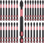 Impact Tough #2 Phillips In. Insert BITS,30PACK Bulk PH2 Screwdriver. Fixed Price $29.70.