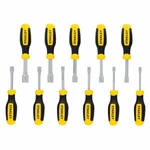 Stanley STHT60847 11PC Sae Hollow Handle Nut Driver Set 3/16-5/8. Fixed Price $100.28.