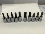 Stanley - Napa Blackhawk 3/8 Drive Hex Bit And Torx Sockets 10PC. Fixed Price $14.00.