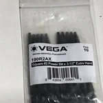 Vega Square #2 Power Bit 3-1/2" Extra Hard Pack Of 10. Fixed Price $16.20.