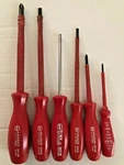 6 Screwdrivers 5 By Wiha West Germany & 1 C.k. Phillips Flat Torx Electrical. Fixed Price $99.95.