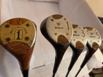 Vintage Golf Wood Set - Wilson Tom Kite Signature (1, 3, 5) Northwestern Driver. Fixed Price $39.99.