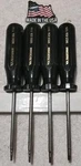 4PC Vermont American "tradesman Torx T-10-15-20-25 Screwdriver Handle Set Usa. Fixed Price $17.56.