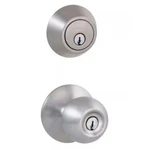 Saturn Stainless Steel Combo Pack With Single Cylinder Deadbolt. Fixed Price $19.99.