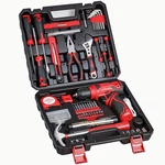 Tool - 8V Cordless Set, 132 Piece Home With Hand Drill,. Fixed Price $125.61.