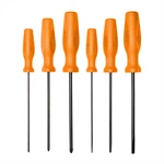 Mayhew Vis Orange 6 Pc Long Slotted & Phillips Screwdriver Set 27021L. Fixed Price $83.85.