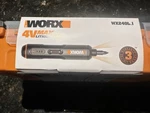 Worx WX240L 4V 3-SPEED Cordless Screwdriver Ergonomic Design Torque Setting. Fixed Price $17.99.