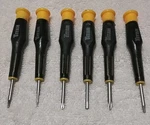 6PC. Titan Tools Assorted Sizes Precision Srewdiver Handle Set. Fixed Price $11.56.