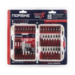 Norske Tools 40PC Screwdriver Bit Set, Impact Torsion, Ph & Sq Float Collar, .... Fixed Price $45.92.