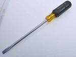 Crescent 2143-8 Round Shank Screwdriver Long 3/8" Flat Tip Cushion Grip Usa. Fixed Price $16.44.