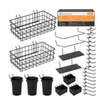 Incly 30PCS Organizer Accessories Kit, Hooks... Usa Fast Ship. Fixed Price $49.03.