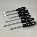 (6) Husky Set Slotted Phillips Soft Rubber Handle. Fixed Price $26.00.
