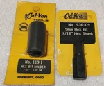 2PC Cal-van Tools #119-1 3/8"DRIVE 7/16" Bit Holder Ψ-09 9MMHEX Set. Fixed Price $11.56.